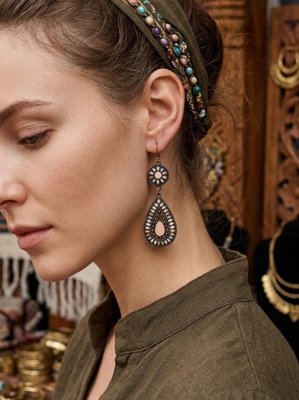 NEW women‘s Vintage Boho Drop earrings